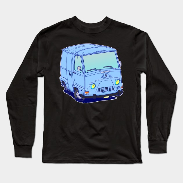 Classic French Renault Estafette van without text Long Sleeve T-Shirt by Andres7B9